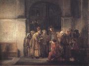 Gerbrand van den Eeckhout The Tribute Money (mk33) oil painting